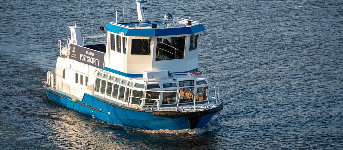 Port of Gothenburg's Electrified Inspection Vessel M/S Hamnen